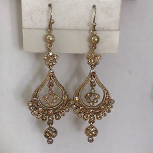 Gold earrings
